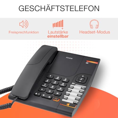 alcatel-temporis-380-pro-festnetztelefon-schwarz-mit-freisprechen image 8