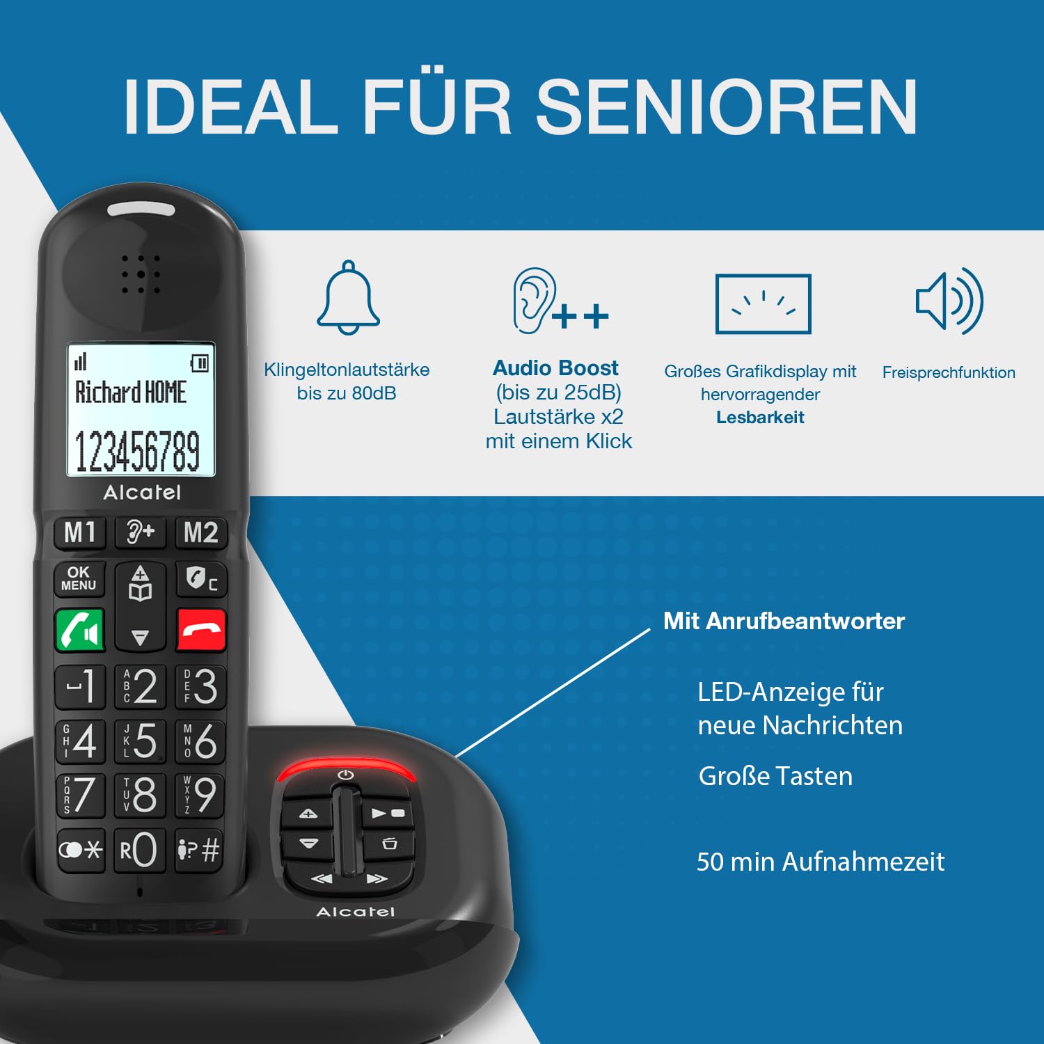 alcatel-xl685-voice-duo-dect-telefon-2-mobilteile-mit-ab image 2