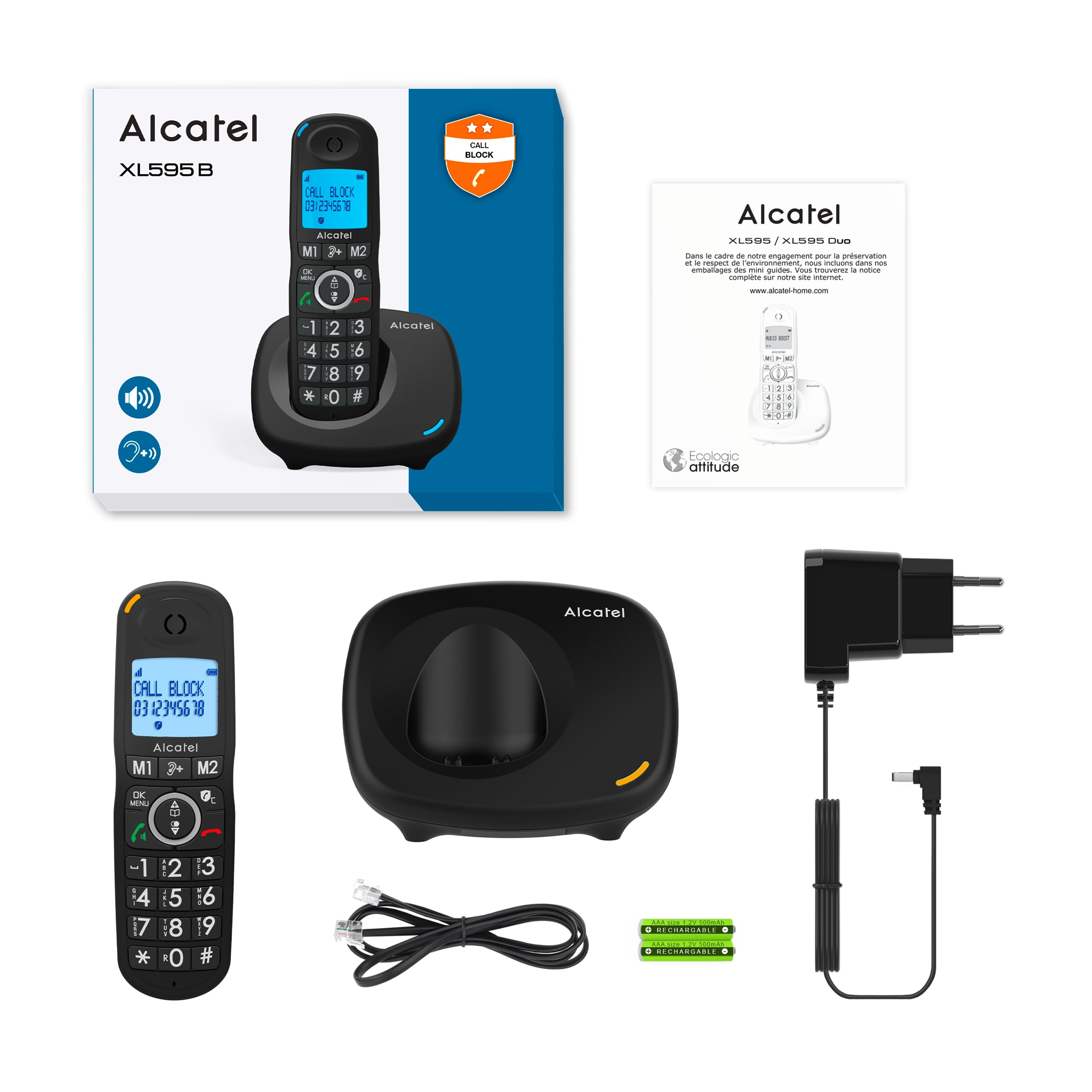 alcatel-xl595-b-schnurlostelefon-gro-e-tasten-mit-audio-boost image 5