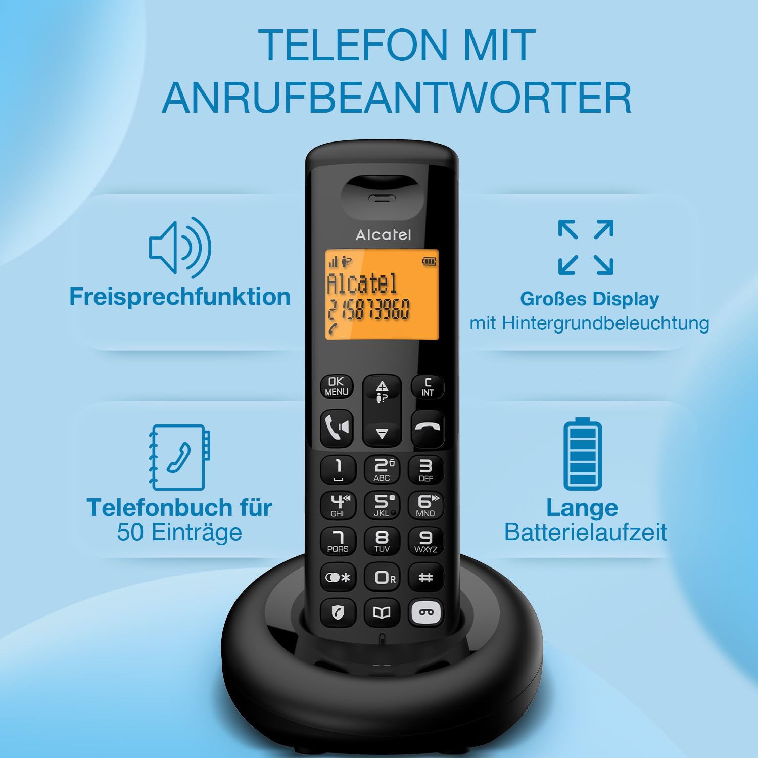 alcatel-e260-s-voice-duo-dect-telefon-2-mobilteile-mit-ab image 2