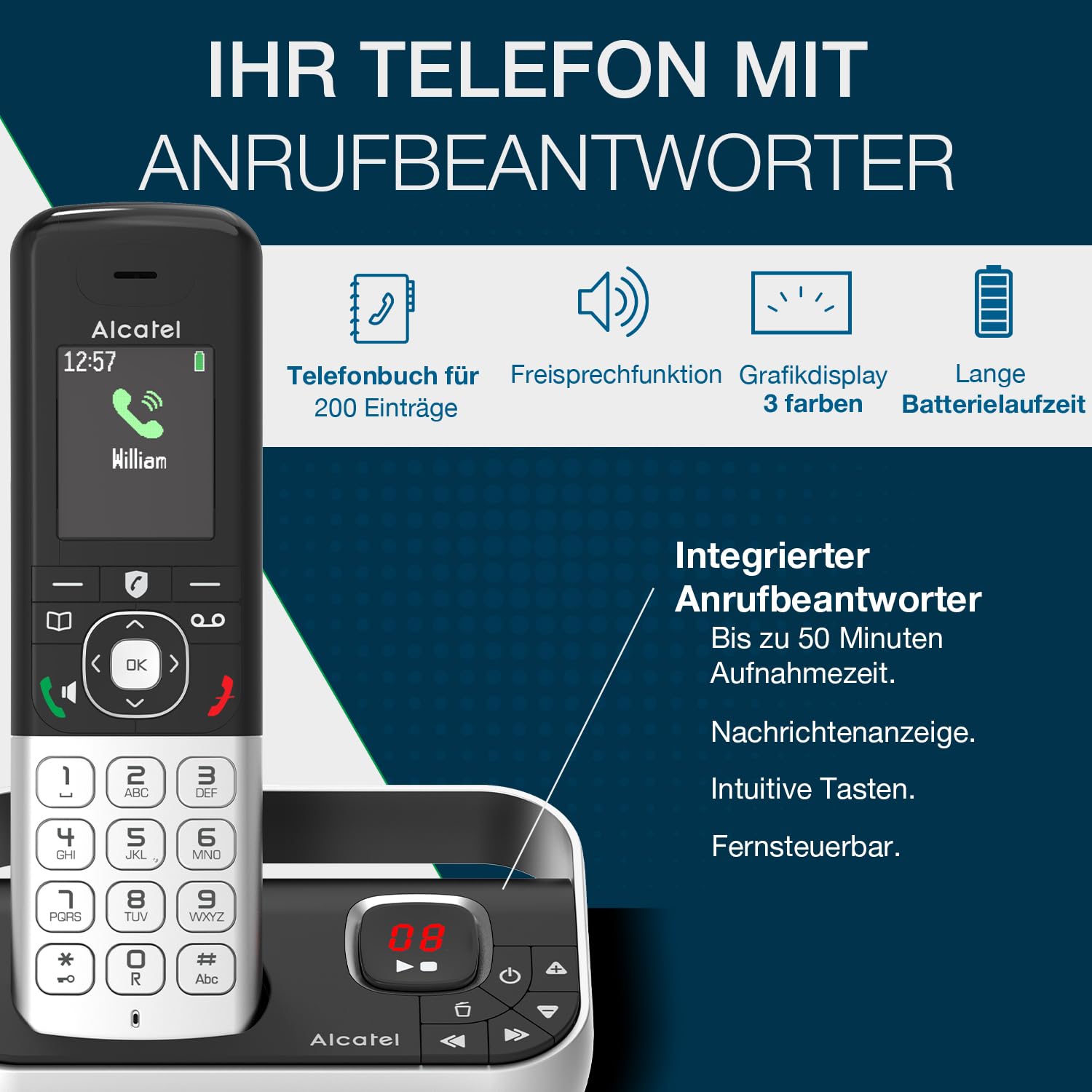 alcatel-fx990-voice-dect-telefon-mit-ab-schwarz-solo image 2