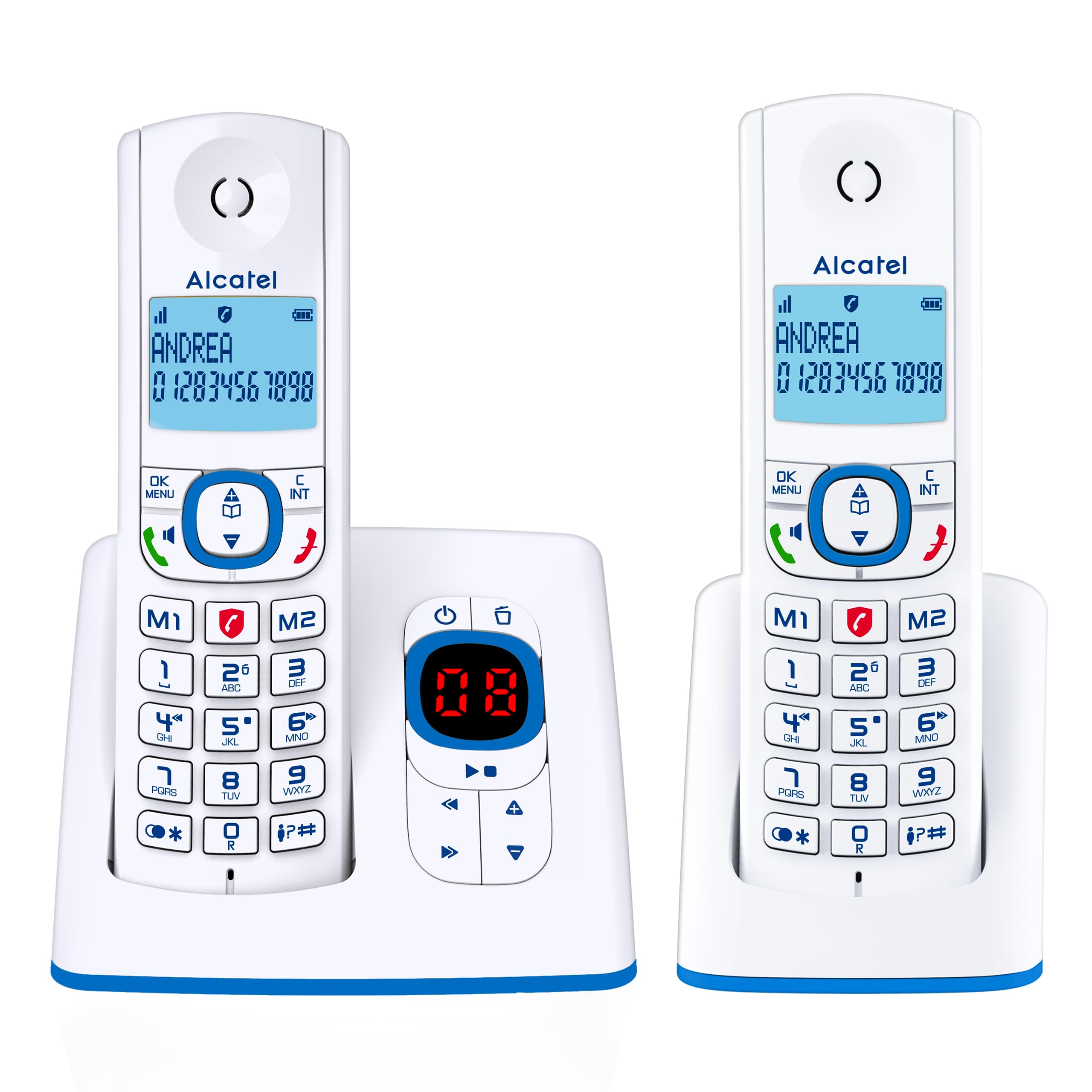 alcatel-f530-voice-duo-schnurlostelefon-2-h-rer-wei-blau-ab image 1