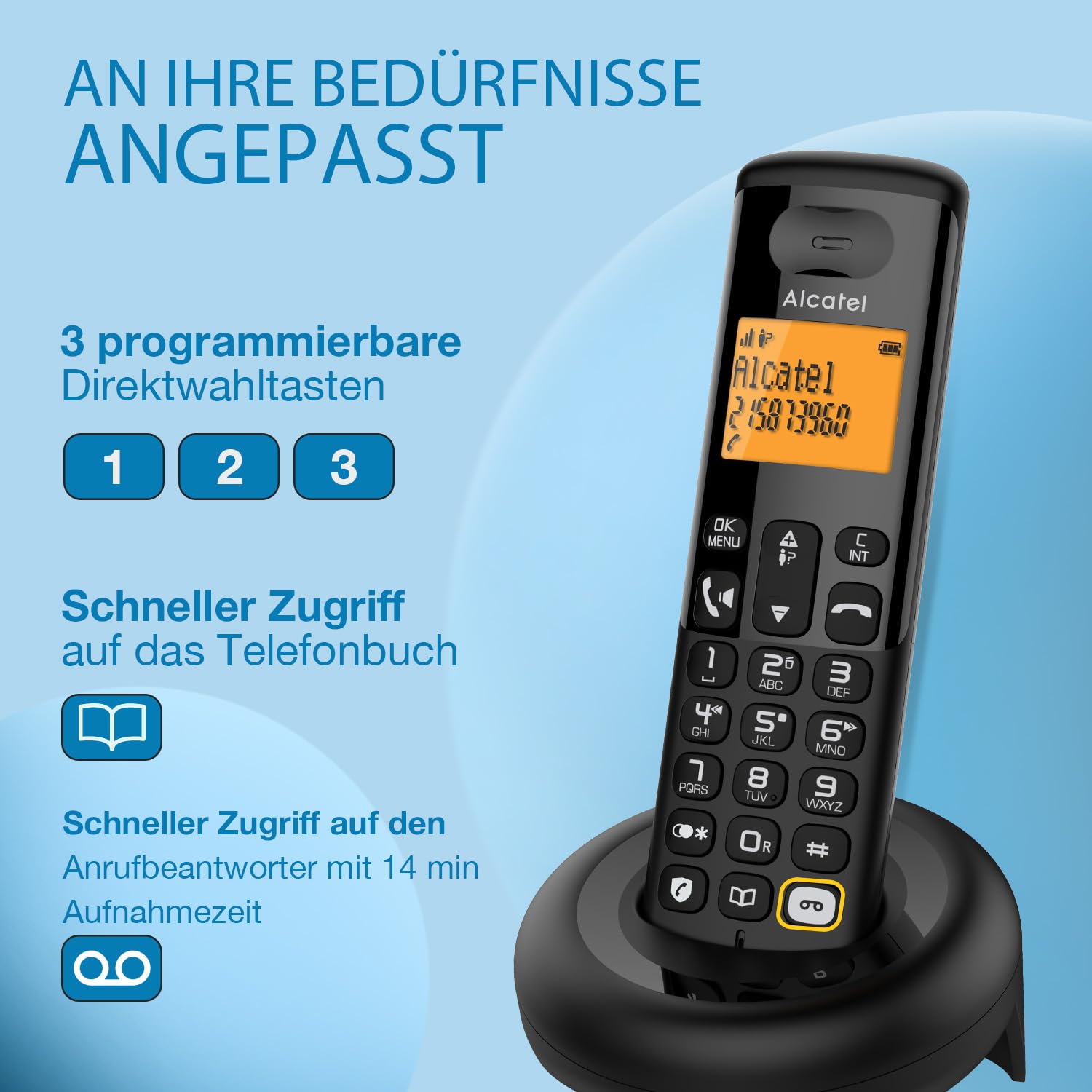 alcatel-e260-s-voice-duo-dect-telefon-2-mobilteile-mit-ab image 3