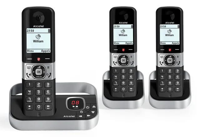 alcatel-f890-voice-trio-dect-telefon-3-mobilteile-50-min-ab image 1