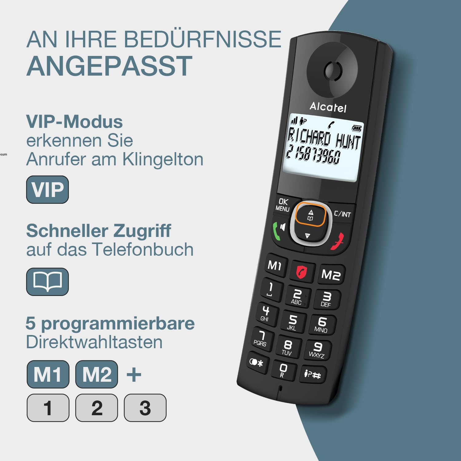 alcatel-f530-voice-trio-dect-telefon-3-mobilteile-mit-ab image 3