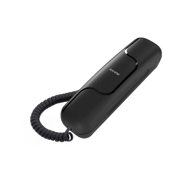 alcatel-t06-schnurtelefon-schwarz-mit-wandmontage image 1