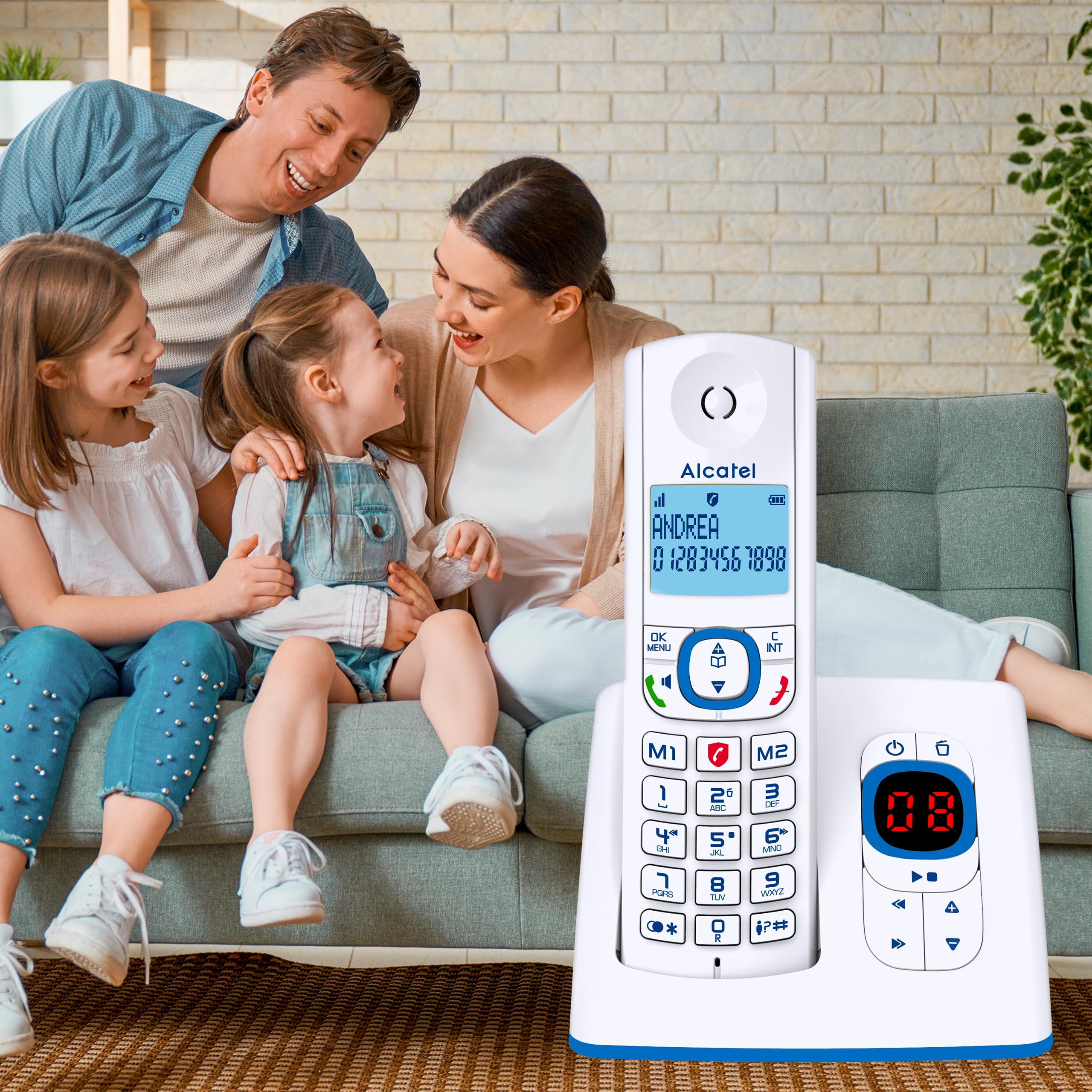 alcatel-f530-voice-duo-schnurlostelefon-2-h-rer-wei-blau-ab image 4