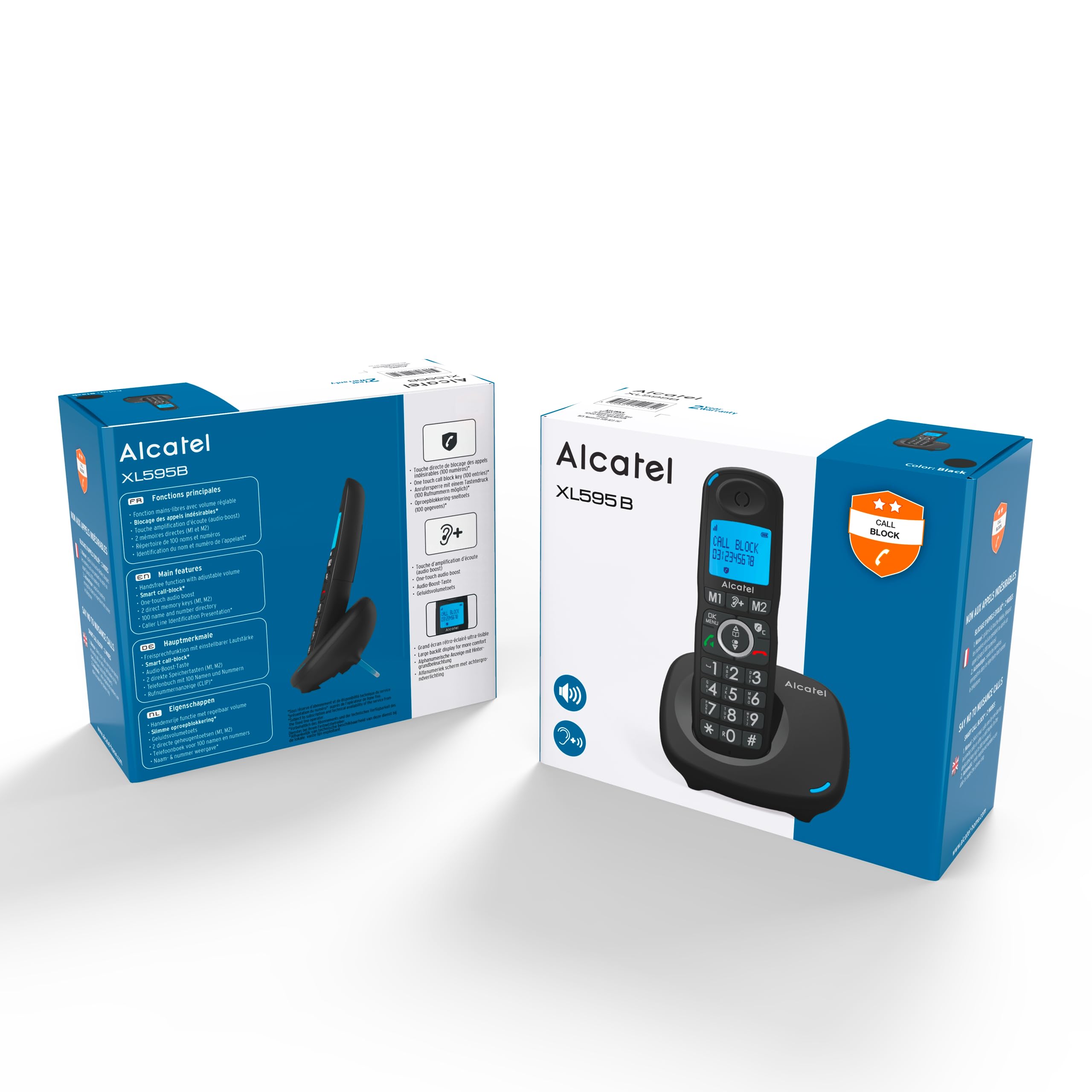 alcatel-xl595-b-schnurlostelefon-gro-e-tasten-mit-audio-boost image 2