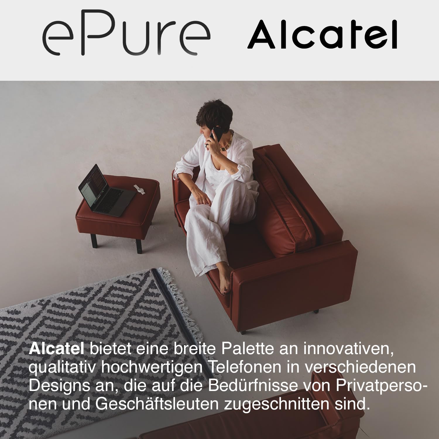 alcatel-epure-premium-dect-telefon-vintage-mit-anrufbeantworter image 6