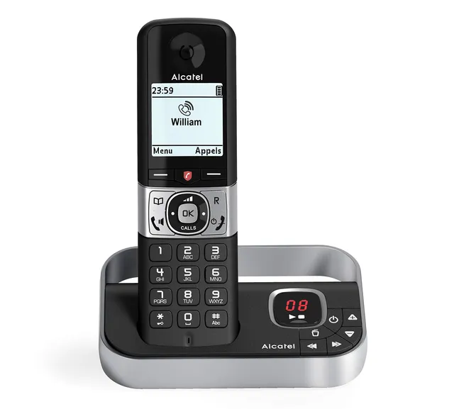 alcatel-f890-voice-schnurlostelefon-single-schwarz image 1
