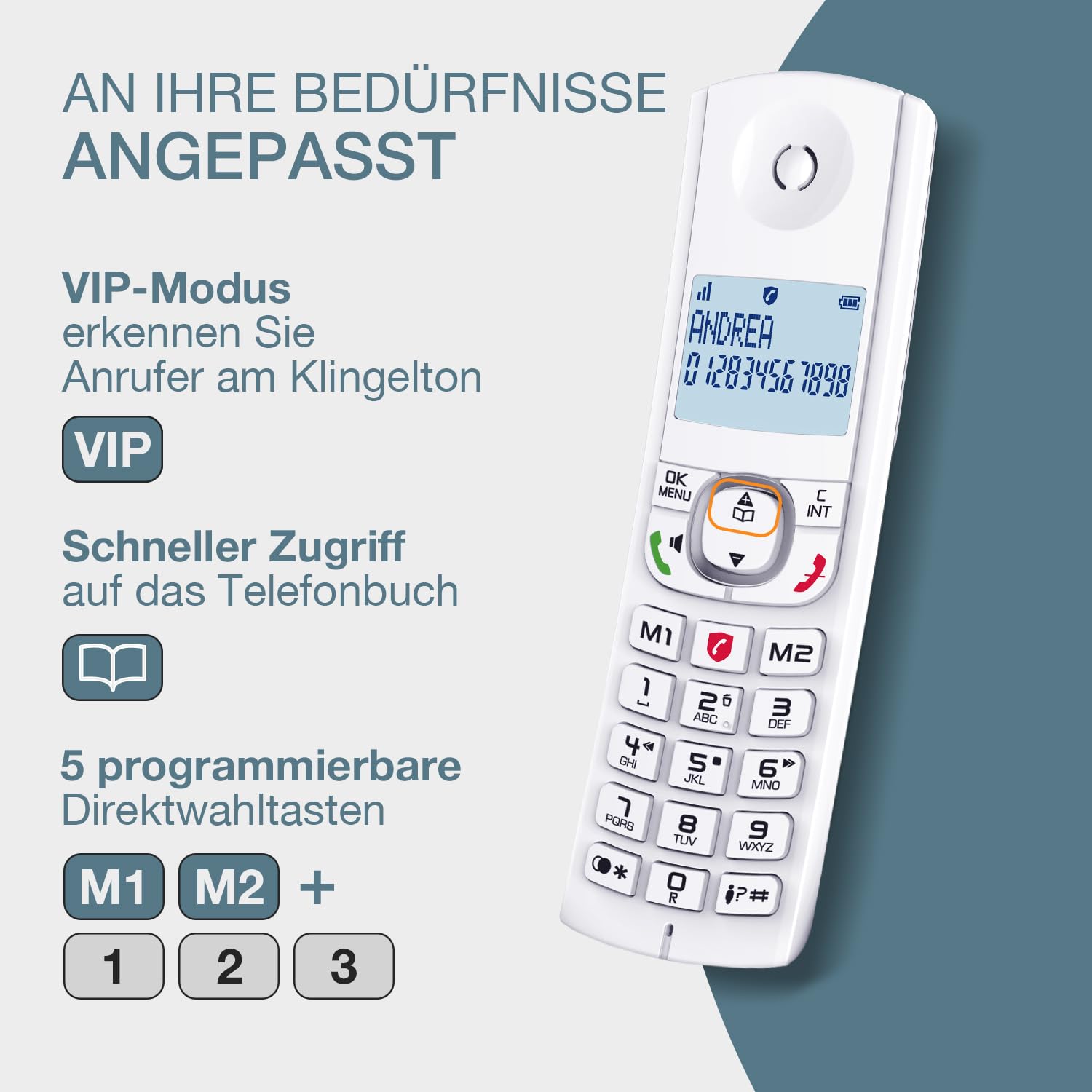 alcatel-f530-voice-duo-schnurlostelefon-2-h-rer-wei-mit-ab image 3