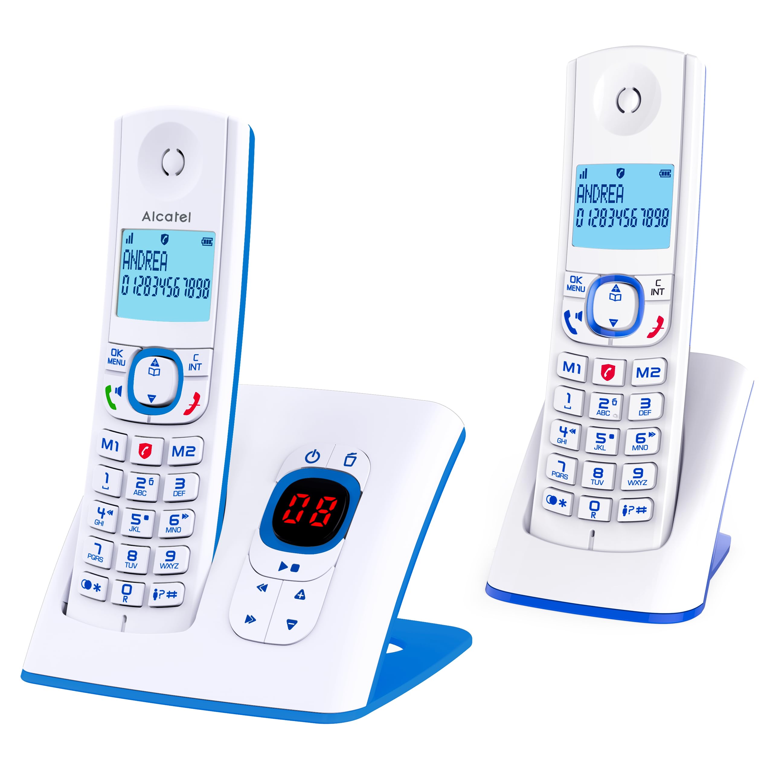 alcatel-f530-voice-duo-schnurlostelefon-2-h-rer-wei-blau-ab image 6