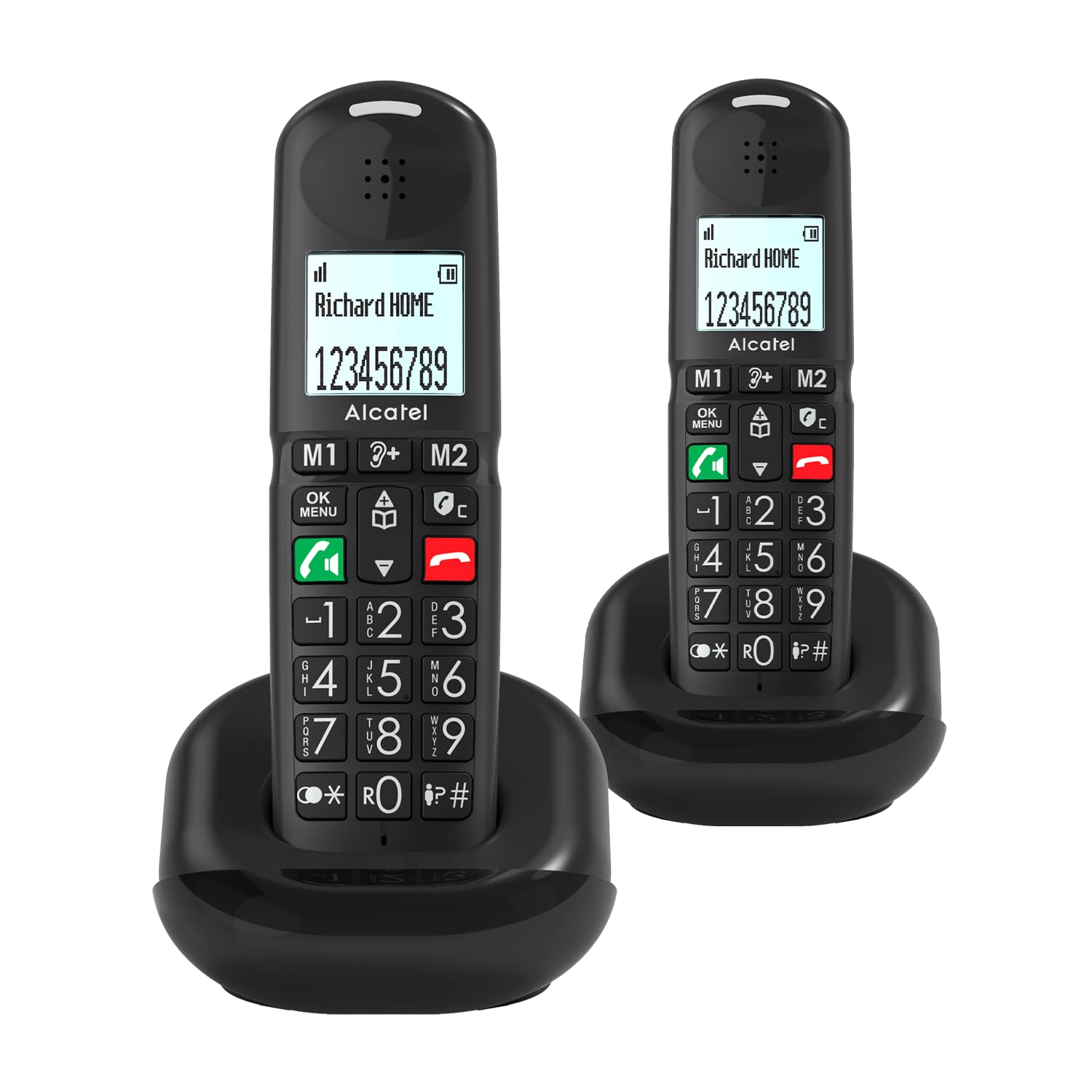 alcatel-xl685-senioren-dect-telefon-schnurlos-schwarz-solo image 7