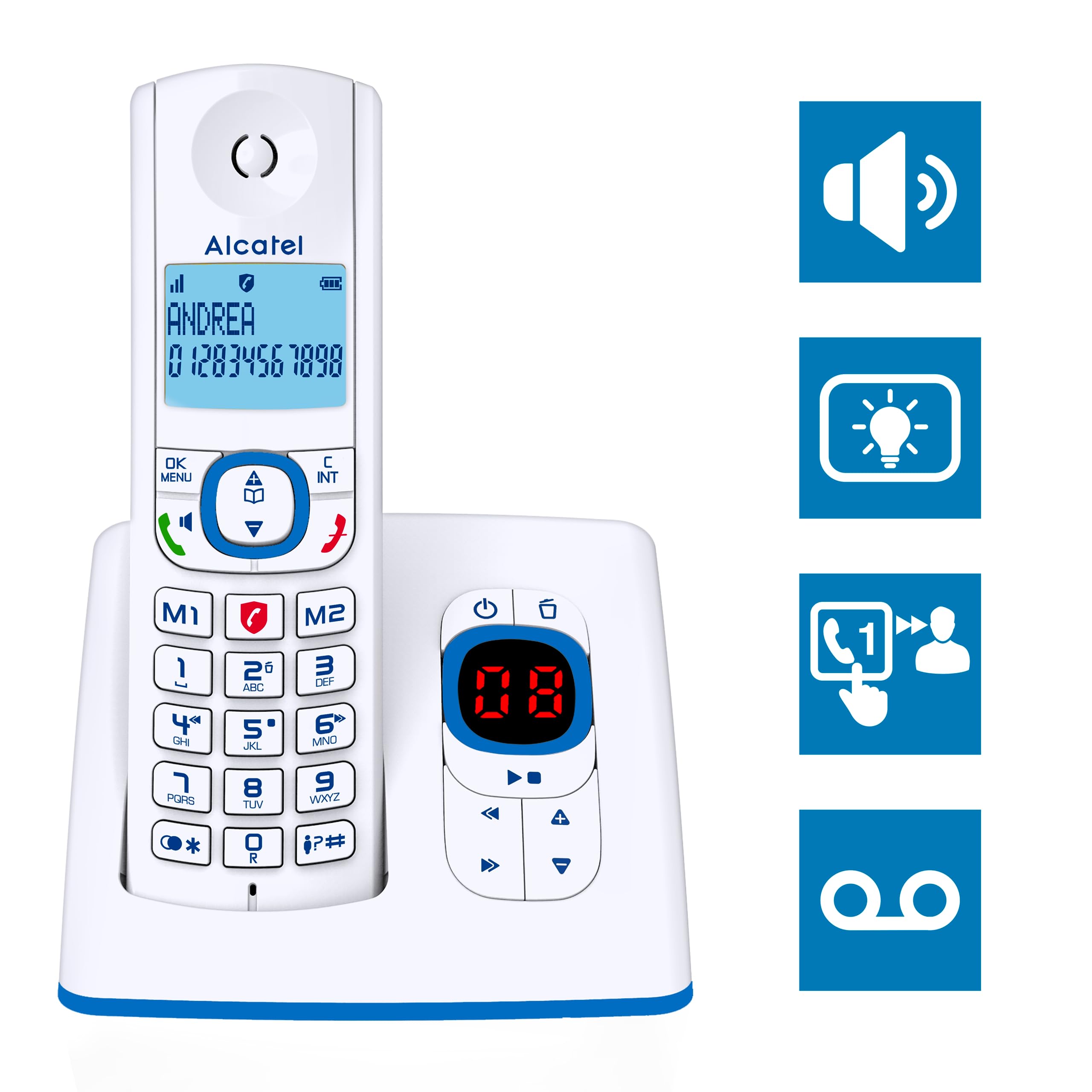 alcatel-f530-voice-duo-schnurlostelefon-2-h-rer-wei-blau-ab image 3