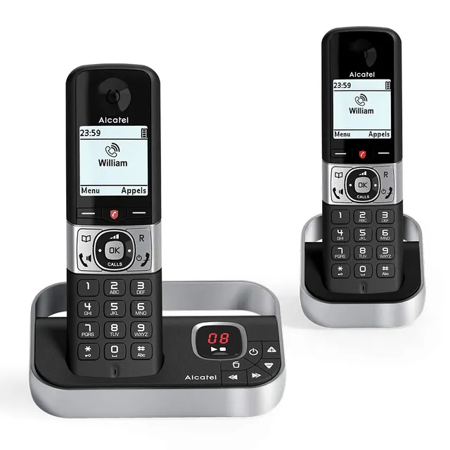 alcatel-f890-voice-duo-schnurlostelefon-duo-schwarz image 1