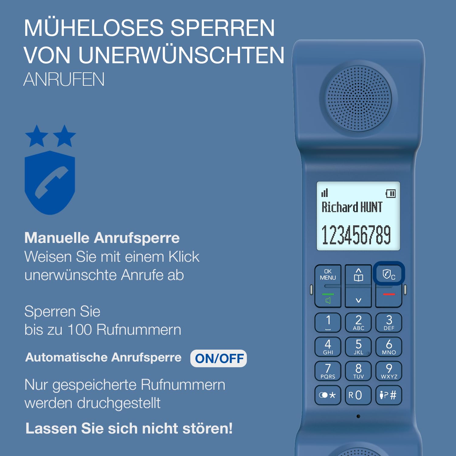 alcatel-epure-iconic-schnurlostelefon-blau-vintage image 4