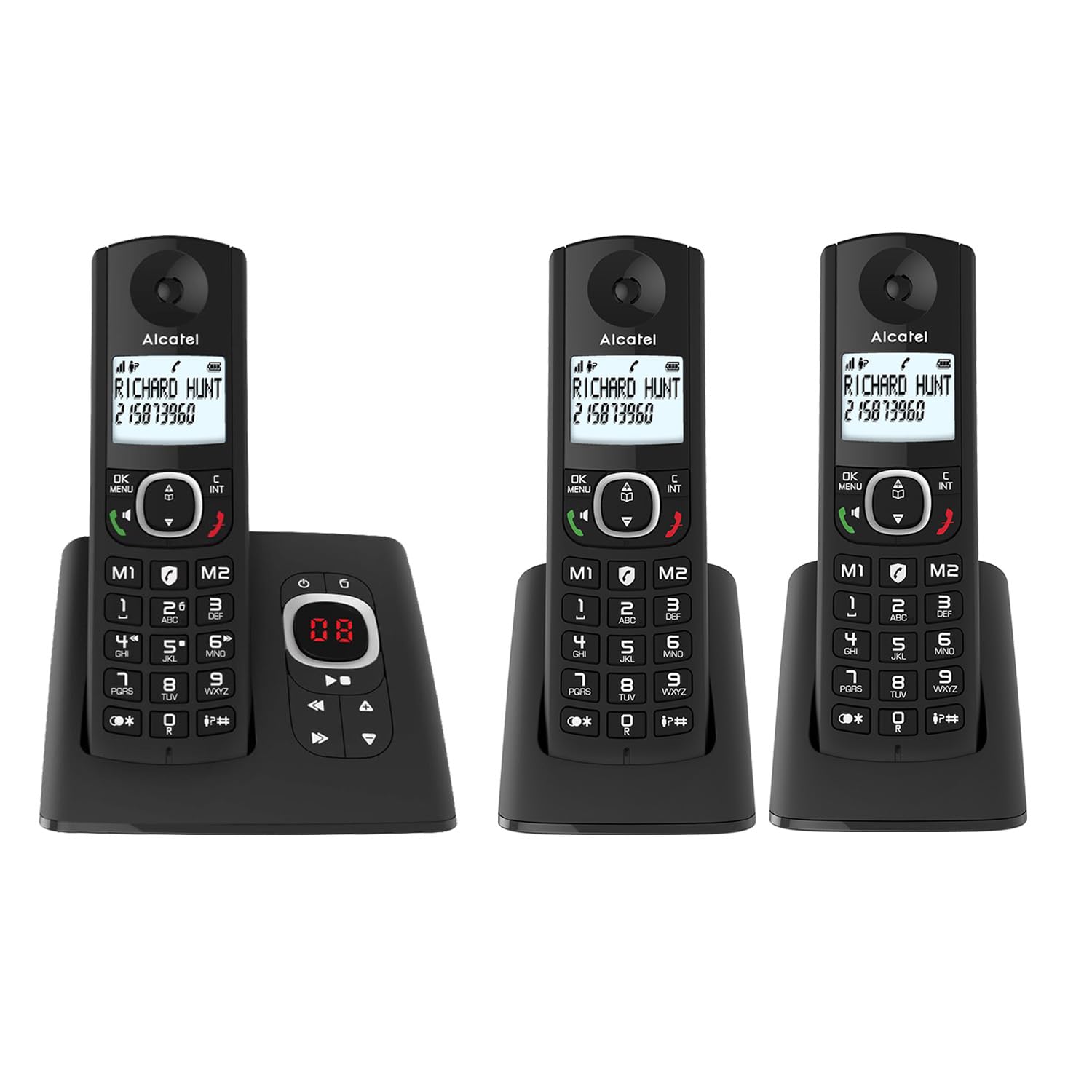 alcatel-f530-voice-trio-dect-telefon-3-mobilteile-mit-ab image 1