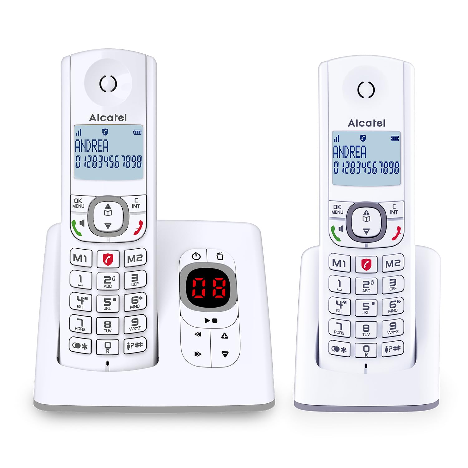 alcatel-f530-voice-duo-schnurlostelefon-2-h-rer-wei-mit-ab image 1