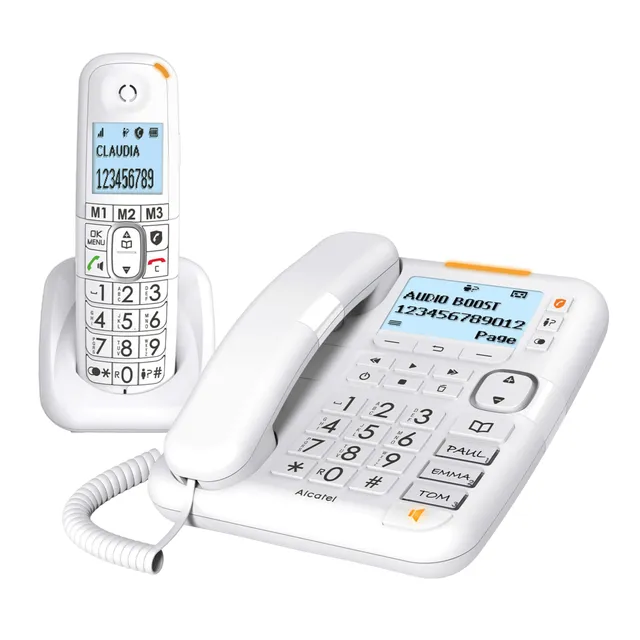 alcatel-xl785-combo-schnurlostelefon-wei-mit-anrufbeantworter image 1